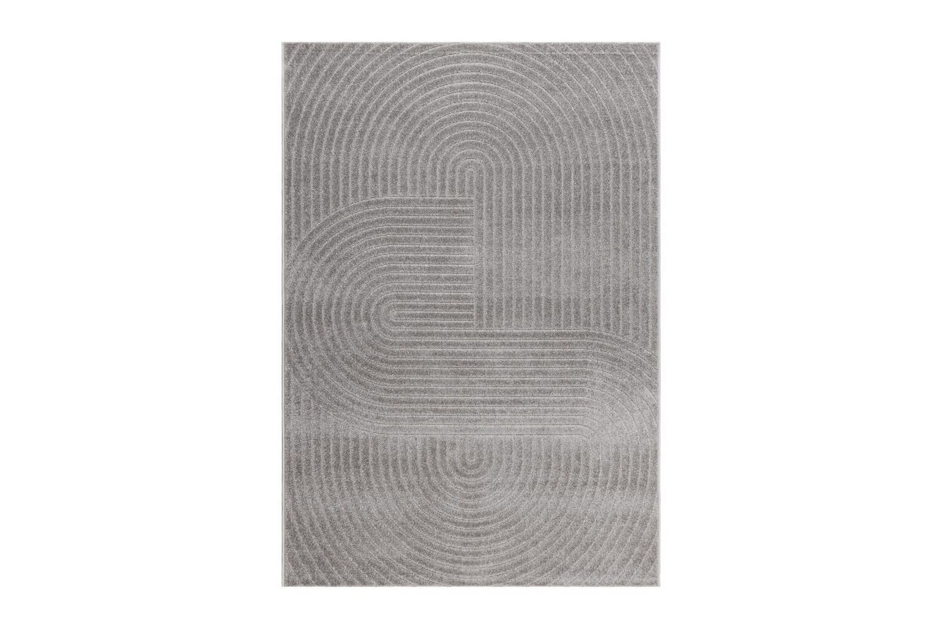 Wiltonteppe Hawaii Shape 240x340 cm, Grå - 240x340 cm, Grå