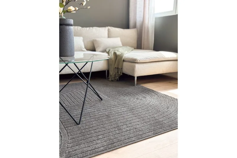 Wiltonteppe Hawaii Shape 240x340 cm, Grafitt - 240x340 cm, Grafitt - Tekstiler - Tepper & Matter - Store tepper