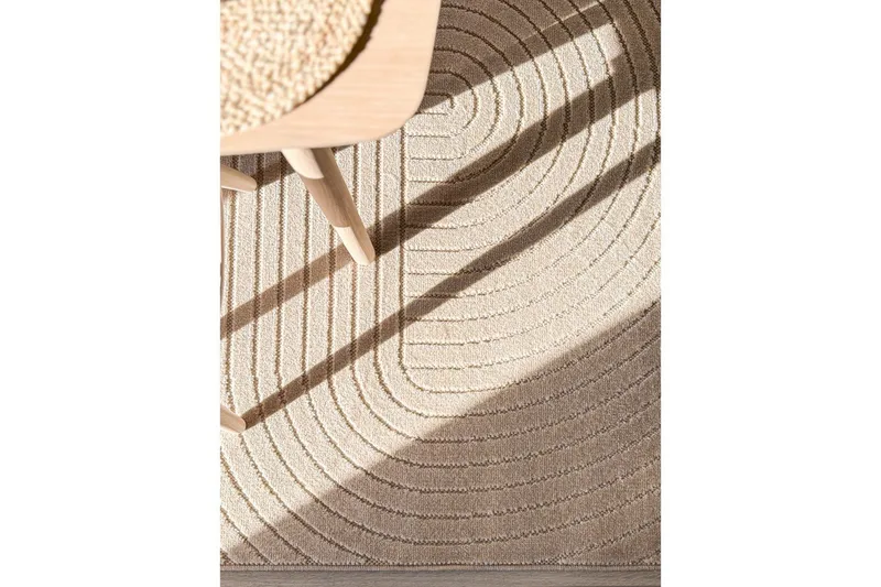 Wiltonteppe Hawaii Shape 240x340 cm, Lin, Linne - 240x340 cm, Lin, Linne - Tekstiler - Tepper & Matter - Utendørstepper