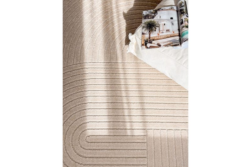 Wiltonteppe Hawaii Shape 240x340 cm, Lin, Linne - 240x340 cm, Lin, Linne - Tekstiler - Tepper & Matter - Utendørstepper