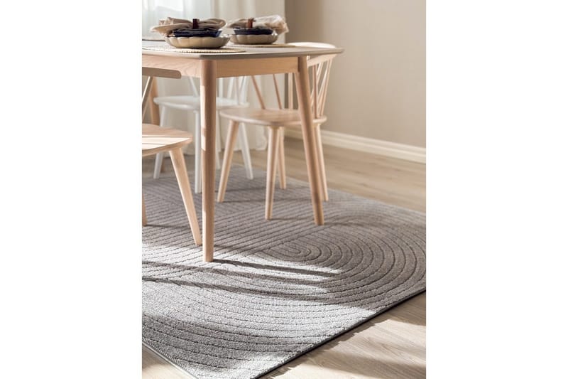 Wiltonteppe Hawaii Shape 280x280 cm, Grå - 280x280 cm, Grå - Tekstiler - Tepper & Matter - Utendørstepper