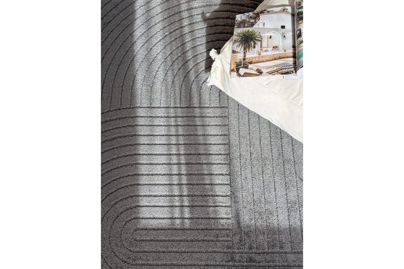 Wiltonteppe Hawaii Shape 280x280 cm, Grå - 280x280 cm, Grå - Tekstiler - Tepper & Matter - Utendørstepper