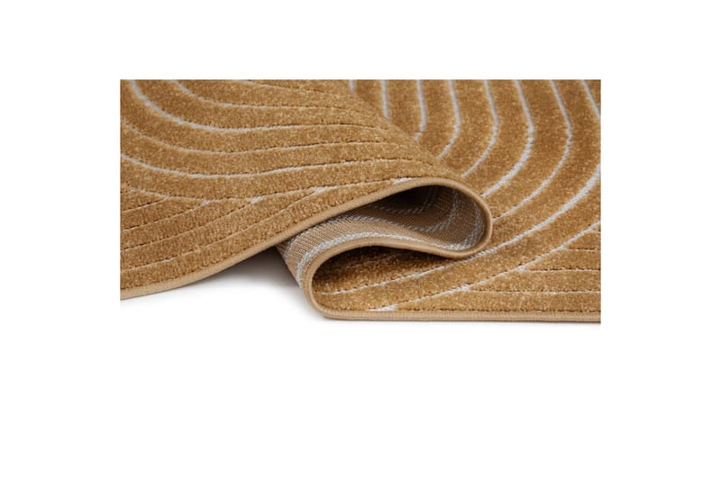 Wiltonteppe Hawaii Shape 280x280 cm, Gul - 280x280 cm, Gul - Tekstiler - Tepper & Matter - Utendørstepper - Balkongmatte