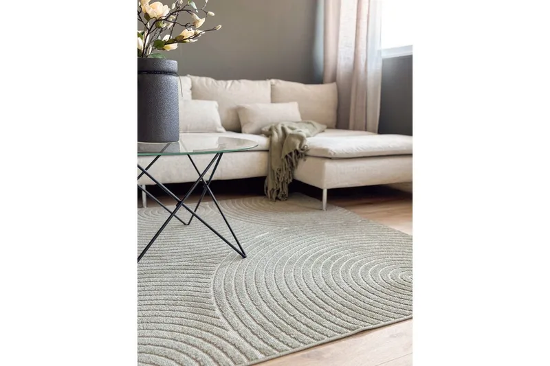 Wiltonteppe Hawaii Trend 200x200 cm, Grønn - 200x200 cm, Grønn - Tekstiler - Tepper & Matter - Utendørstepper