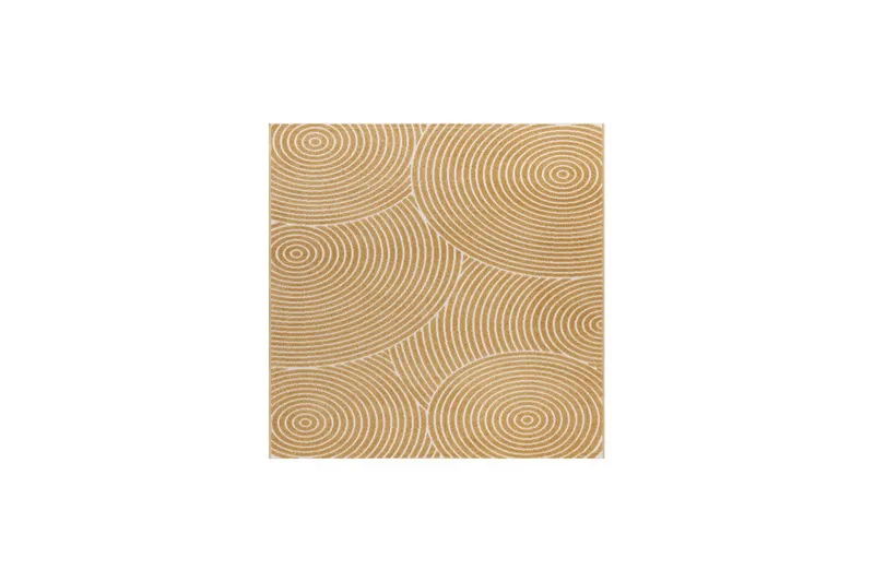 Wiltonteppe Hawaii Trend 200x200 cm, Gul - 200x200 cm, Gul - Tekstiler - Tepper & Matter - Utendørstepper