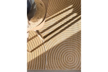 Wiltonteppe Hawaii Trend 200x200 cm, Gul - 200x200 cm, Gul - Tekstiler - Tepper & Matter - Utendørstepper