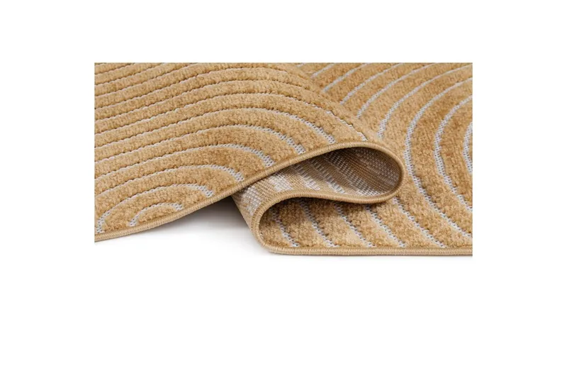 Wiltonteppe Hawaii Trend 200x200 cm, Gul - 200x200 cm, Gul - Tekstiler - Tepper & Matter - Utendørstepper