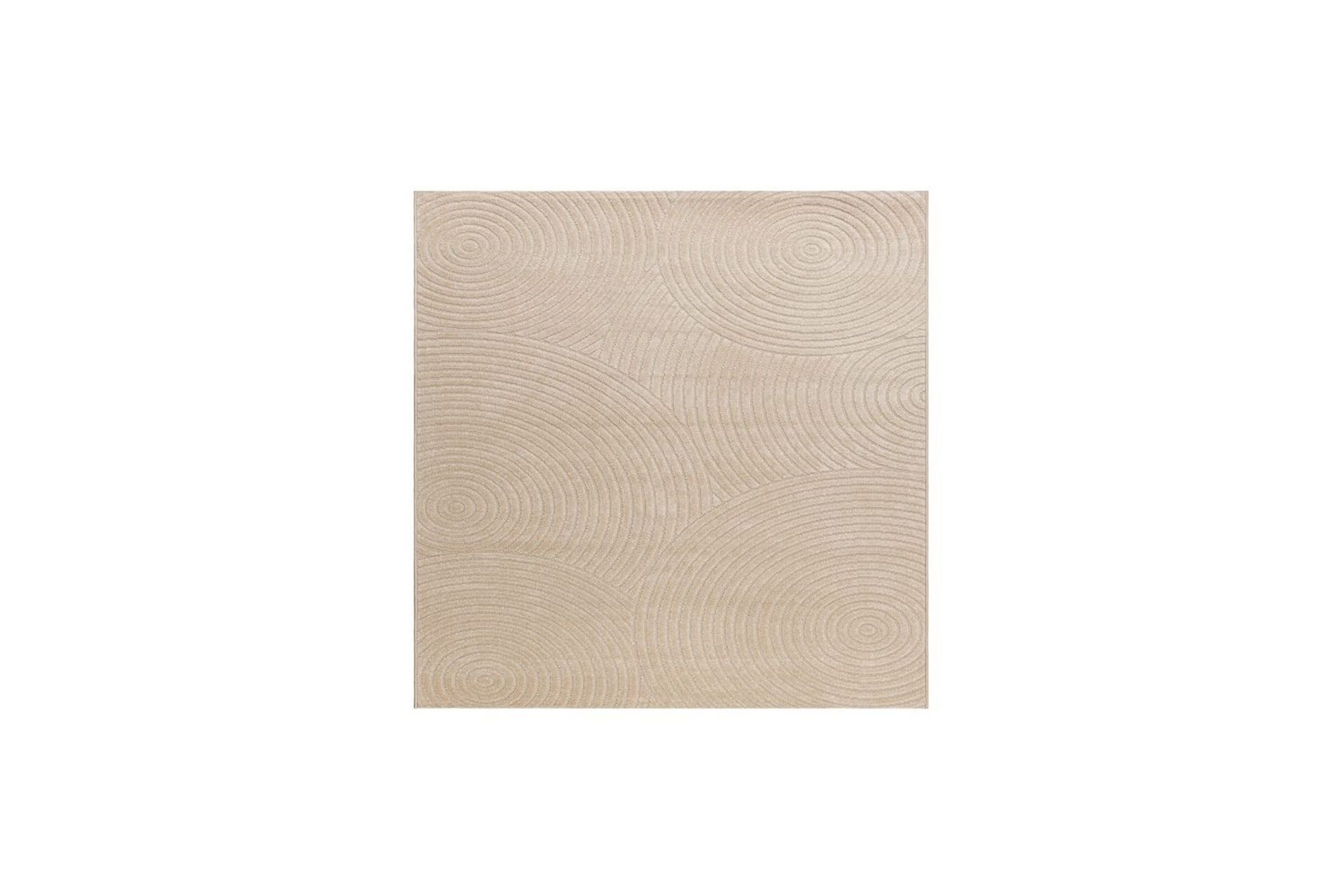 Wiltonteppe Hawaii Trend 200x200 cm, Lin, Linne - 200x200 cm, Lin, Linne