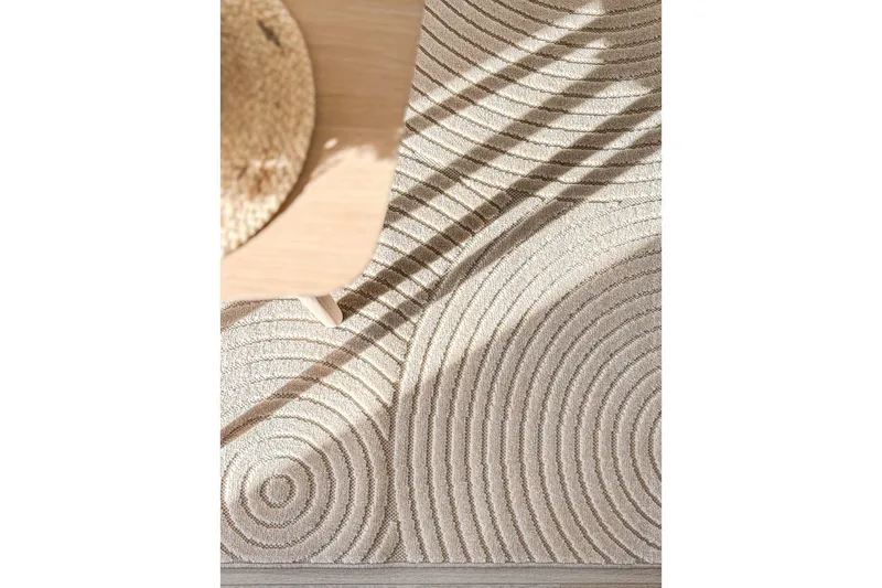 Wiltonteppe Hawaii Trend 240x240 cm, Lin, Linne - 240x240 cm, Lin, Linne - Tekstiler - Tepper & Matter - Utendørstepper