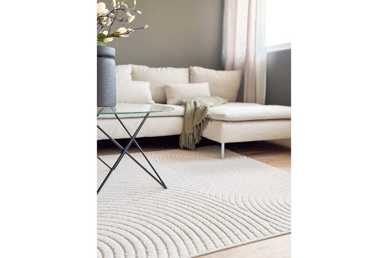 Wiltonteppe Hawaii Trend 240x340 cm, Krem - 240x340 cm, Krem - Tekstiler - Tepper & Matter - Utendørstepper
