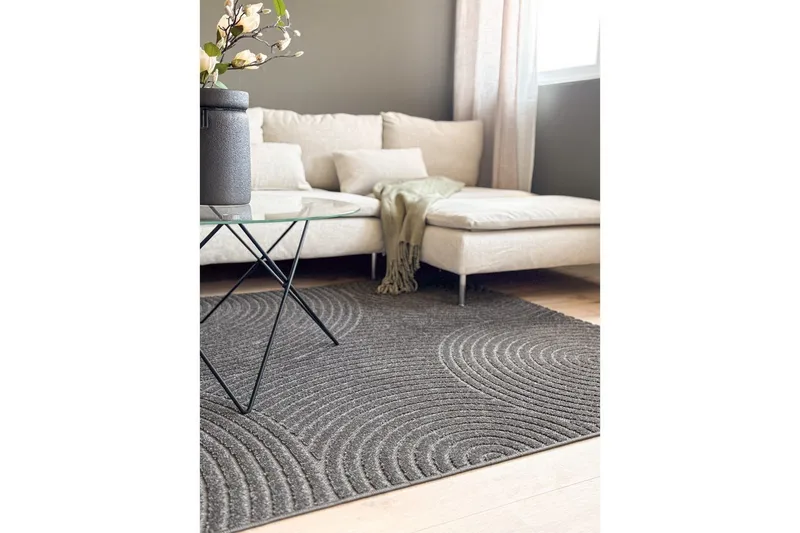 Wiltonteppe Hawaii Trend 280x280 cm, Grafitt - 280x280 cm, Grafitt - Tekstiler - Tepper & Matter - Utendørstepper