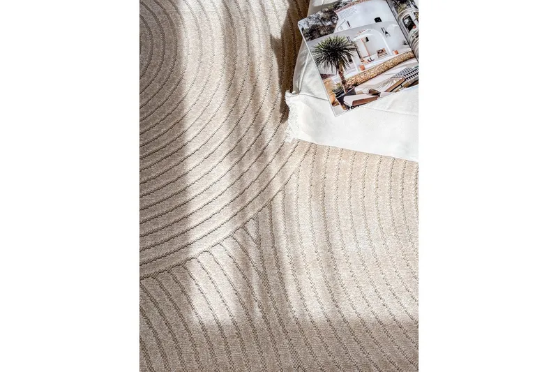 Wiltonteppe Hawaii Trend 280x280 cm, Lin, Linne - 280x280 cm, Lin, Linne - Tekstiler - Tepper & Matter - Utendørstepper