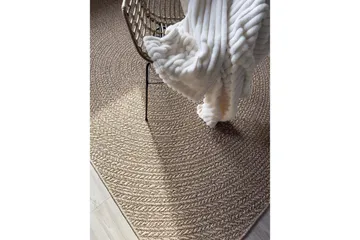 Wiltonteppe Natural Circle 160x230 cm - 160x230 cm - Tekstiler - Tepper & Matter - Utendørstepper