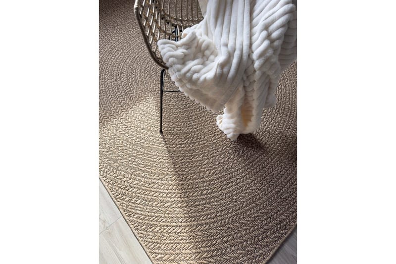 Wiltonteppe Natural Circle 280x380 cm - 280x380 cm - Tekstiler - Tepper & Matter - Utendørstepper