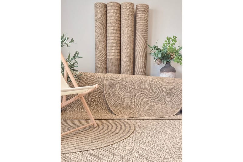 Wiltonteppe Natural Shape Rund 200x200 cm - 200x200 cm - Tekstiler - Tepper & Matter - Utendørstepper