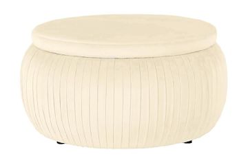 Sittepuff med oppbevaring
