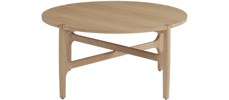 Solo Sofabord 80 cm, Eik